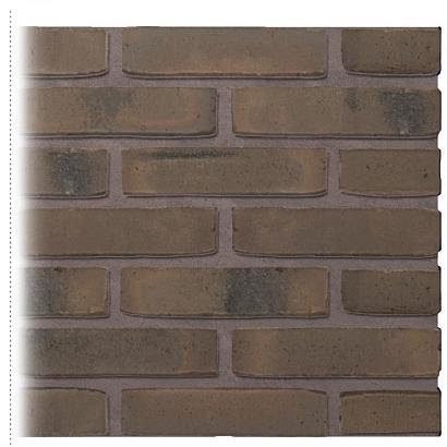 Gevelsteen | Vormbak Wasserstrich | Merwede (Mangaan Bont gesinterd) | Waalformaat