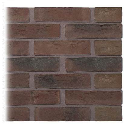 Gevelsteen | Handvorm | Aubergine Bont gesinterd | Waalformaat