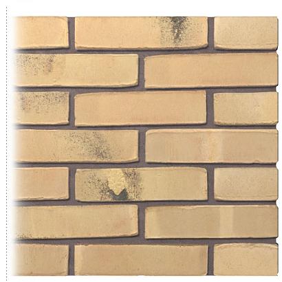 Gevelsteen | Vormbak Wasserstrich | Waal (Geel gesinterd) | Waalformaat