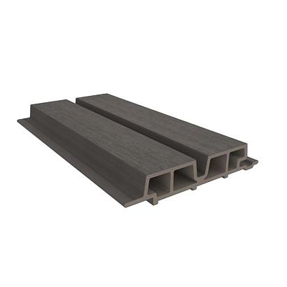 NewTechWood HKC co-extrusie Castellation PRO65 gevelbekleding, 3,3 x 18 x 290 cm, Silver Gray.