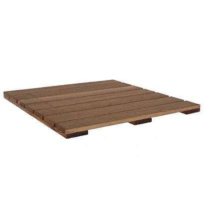 Hardhouten tegel 100 x 100 cm.