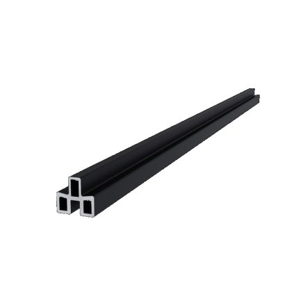 NewTechWood aluminium frameset tbv triple schermplanken, zwart