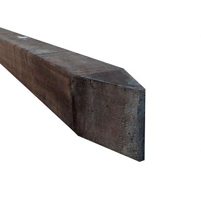 AV Hardhouten paal geschaafd, gepunt 6,8 x 6,8 x 300 cm