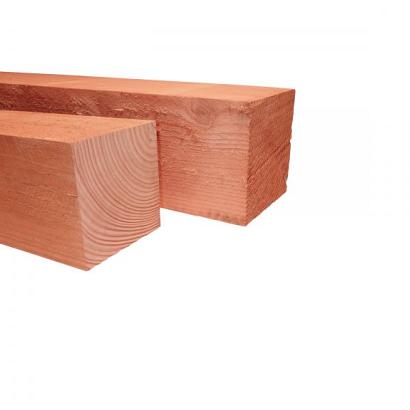 Douglas fijnbezaagde paal 10 x 10 x 250 cm, onbehandeld.