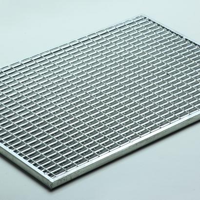 Maasrooster tbv schoonloper 1000x500mm verzinkt staal