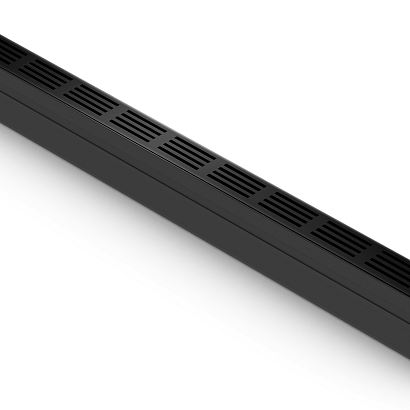 ACO SlimLine gootsysteem B=61mm L=1000mm H=100mm incl. zwart alu designrooster