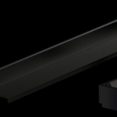 Slotline opzet RVS H=40mm L=1m tbv ACO Hexaline 2.0 en ACO Euroline