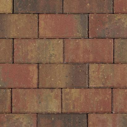 Betonstraatsteen 6 cm oud bont komo