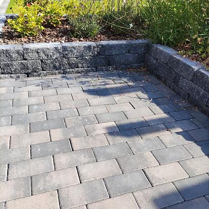 Design brick 6 cm dark sepia mini facet komo