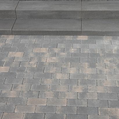 Design brick 6 cm dark sepia mini facet komo