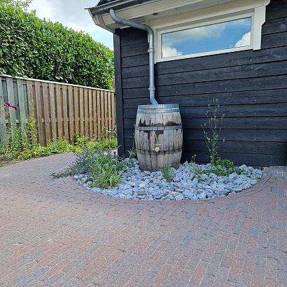 Stonique trommel waalformaat 7 cm oud emmen