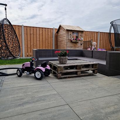 Patio square 90x90x6 cm concrete