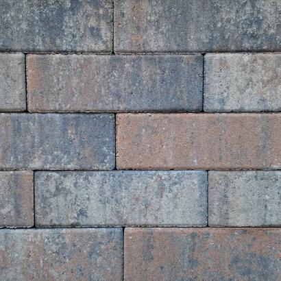 Longstone opritsteen 7 cm tricolore