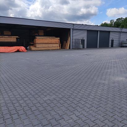 S-top H-verbandsteen 8 cm antraciet komo