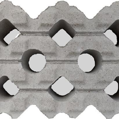 Grasbeton WaterWijs 40x60x12 cm grijs profiel (DR)