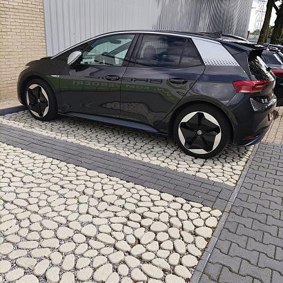 Keigrassteen WaterWijs 45x45x10 cm grijs