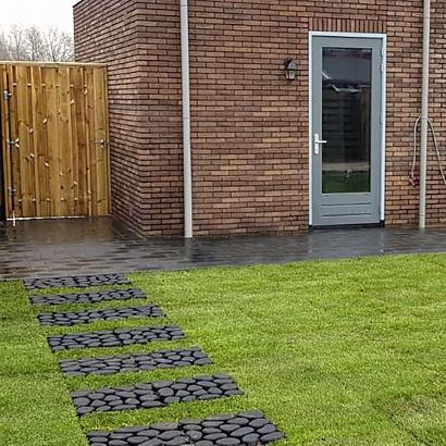 Keigrassteen WaterWijs 45x45x10 cm antraciet