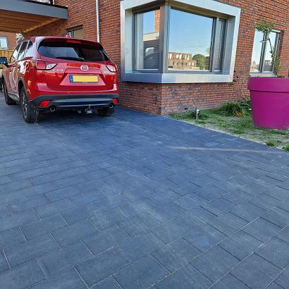 Straksteen 20x30x6 cm antraciet