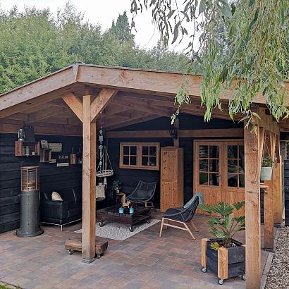 Straksteen 20x30x6 cm oud bruin