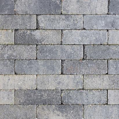 Stonique trommel dikformaat 6 cm grijs/zwart