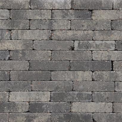 Stonique trommel waalformaat 7 cm grijs/zwart