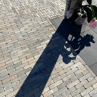 Stonique trommel waalformaat 7 cm musselkalk