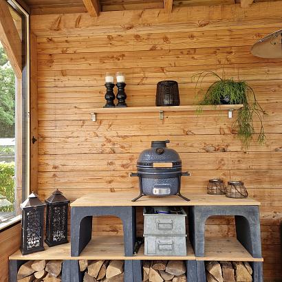 U-element 40x40x50 cm antraciet