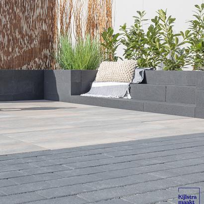 Traptrede linea 60x30x15 cm antraciet ZVK