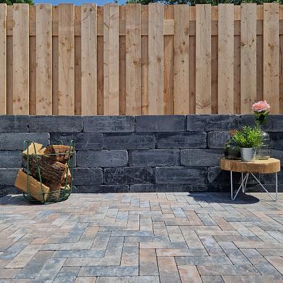 Linea trommel 15x15x45 cm antraciet