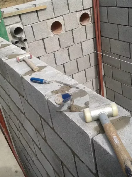 binnenmuur maken 2 1