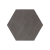 Staptegel Hexagons Ø60x52x2 Basalto