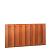 Hardhouten plankenscherm 17 planks 14 mm recht verticaal 180 x 90 cm.