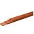 Hardhouten geschaafde plank, met V-groeven, 1,5 x 14,5 x 180 cm.