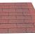 Dakshingles per pak à 3 m2, rood.