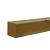 Douglas geschaafde paal 12 x 12 x 400 cm, groen geïmpregneerd.