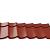 Dakpanplaten tbv Douglasvision kapschuur Comfort 600 x 320 cm, (23 M2), donkerrood