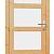 Vuren enkele 4-ruits deur inclusief kozijn, rechtsdraaiend, 90 x 201 cm, onbehandeld.