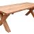 Tafel Xavi Excellent, 79 x 95 x 245 cm, onbehandeld.