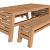 Tuinset Riva Excellent, 2 x bank en 1 x tafel, onbehandeld.