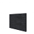 Douglas wandpakket tbv dubbelzijdige wand kapschuur Comfort 229x162 cm, zwart geïmpregneerd