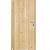 Vuren enkele dichte deur inclusief kozijn, rechtsdraaiend, 90 x 201 cm, onbehandeld.