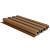 NewTechWood HKC co-extrusie Castellation PRO35 wandbekleding, 3,3 x 21,5 x 390 cm, Red Cedar.