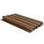 NewTechWood HKC co-extrusie Castellation PRO35 gevelbekleding, 3,3 x 21,5 x 390 cm, Teak