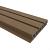NewTechWood HKC co-extrusie wand bekleding castellation 50 profiel, 2,5 x 19,6 x 290 cm, Teak.