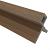 NewTechWood HKC co-extrusie hoekprofiel castellation t.b.v. wand bekleding, 7 x 8 x 300 cm, Teak.