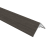 NewTechWood aluminium co-extrusie hoekprofiel tbv Castellation PRO, 6 x 6 x 300 cm, Silver Gray