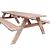 Picknicktafel Wout, bladmaat 74 x 240 cm, onbehandeld