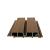 NewTechWood HKC co-extrusie Castellation PRO65 wandbekleding, 3,3 x 18 x 390 cm, Teak.