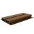NewTechWood HKC co-extrusie Castellation PRO65 gevelbekleding, 3,3 x 18 x 290 cm, Teak