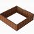 Plantenbak Module+ Corten 150x150x42 cm